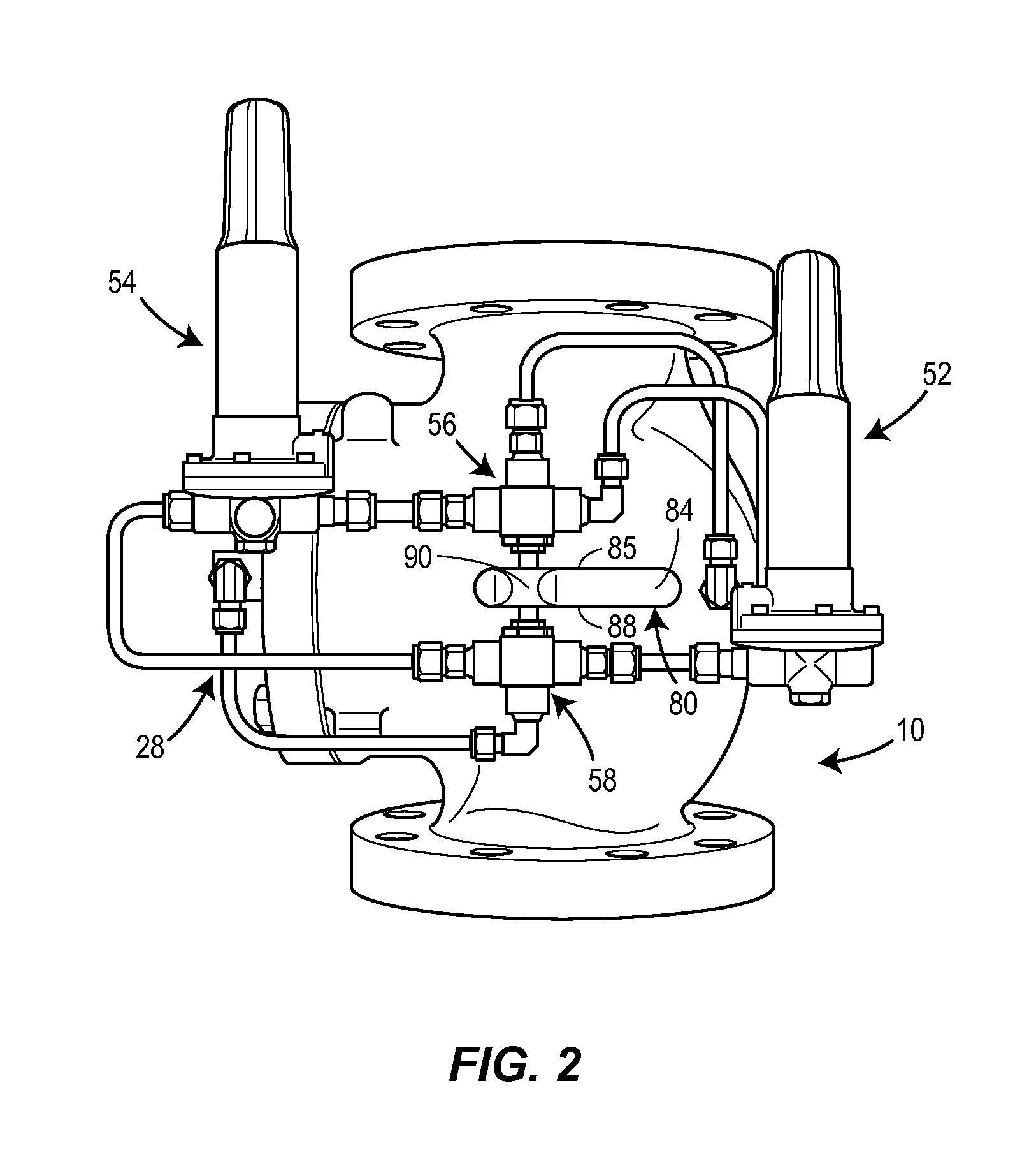 Pilot operated relief valve with dual pilot regulators