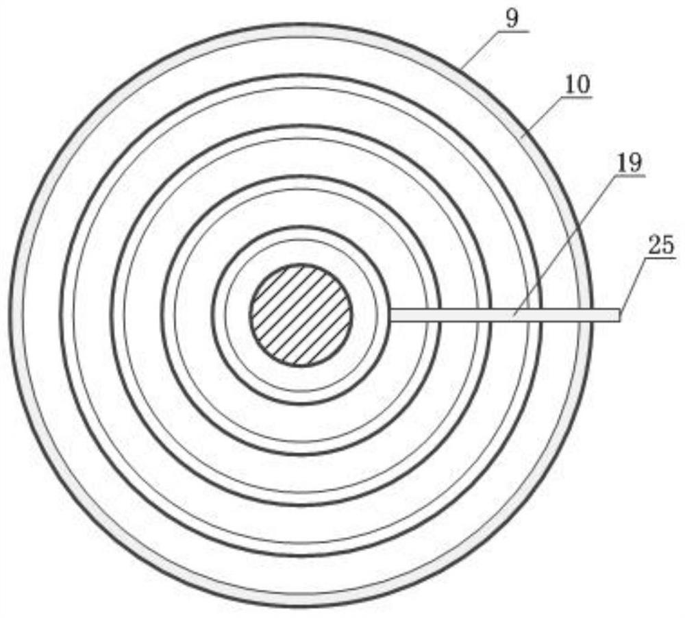 A solar power generation-seawater desalination device based on a vortex engine