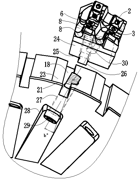 Forming milling cutter for online rail repair