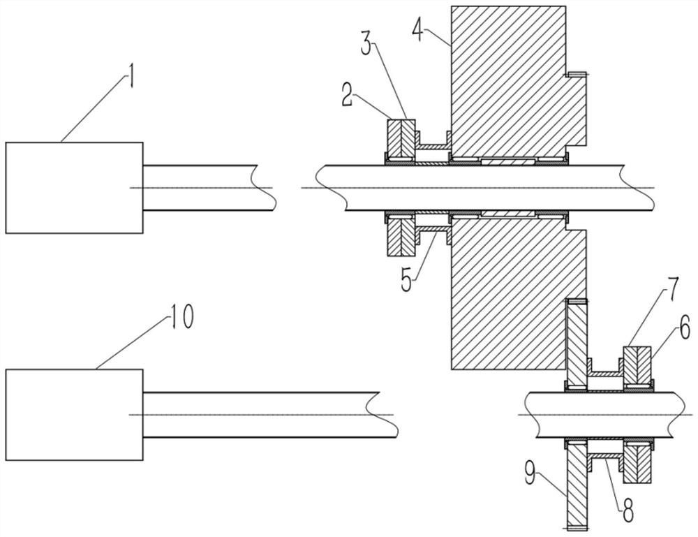 Multi-stage dynamic continuous adjustable variable rotational inertia hydrodynamic retarder test bench