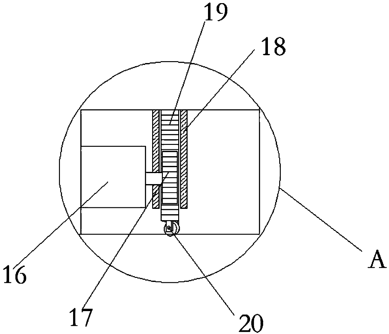 Quick raw material preheating device for plastic product production