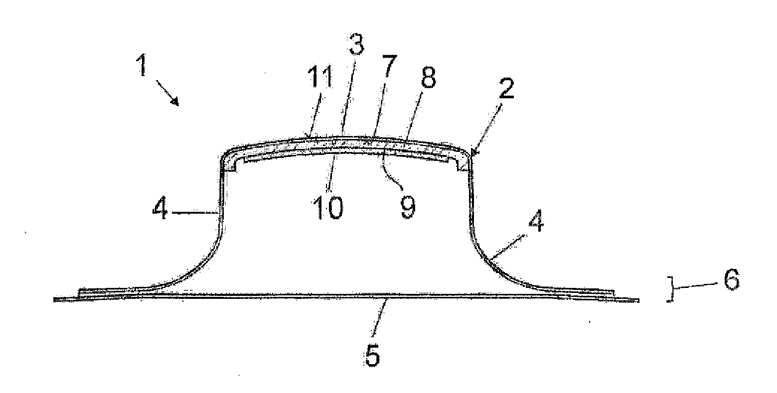 Method for producing a motor vehicle component and motor vehicle component