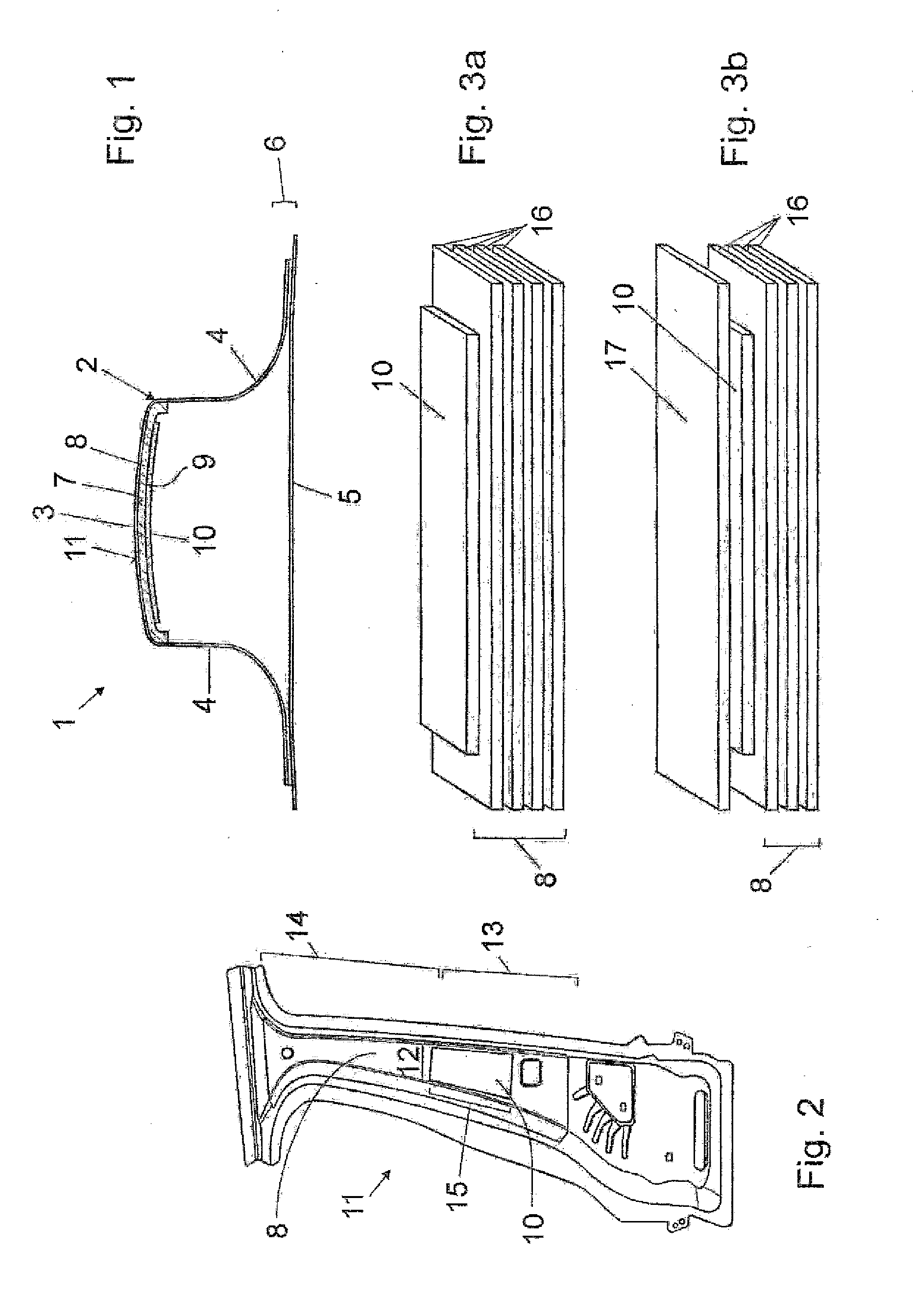 Method for producing a motor vehicle component and motor vehicle component