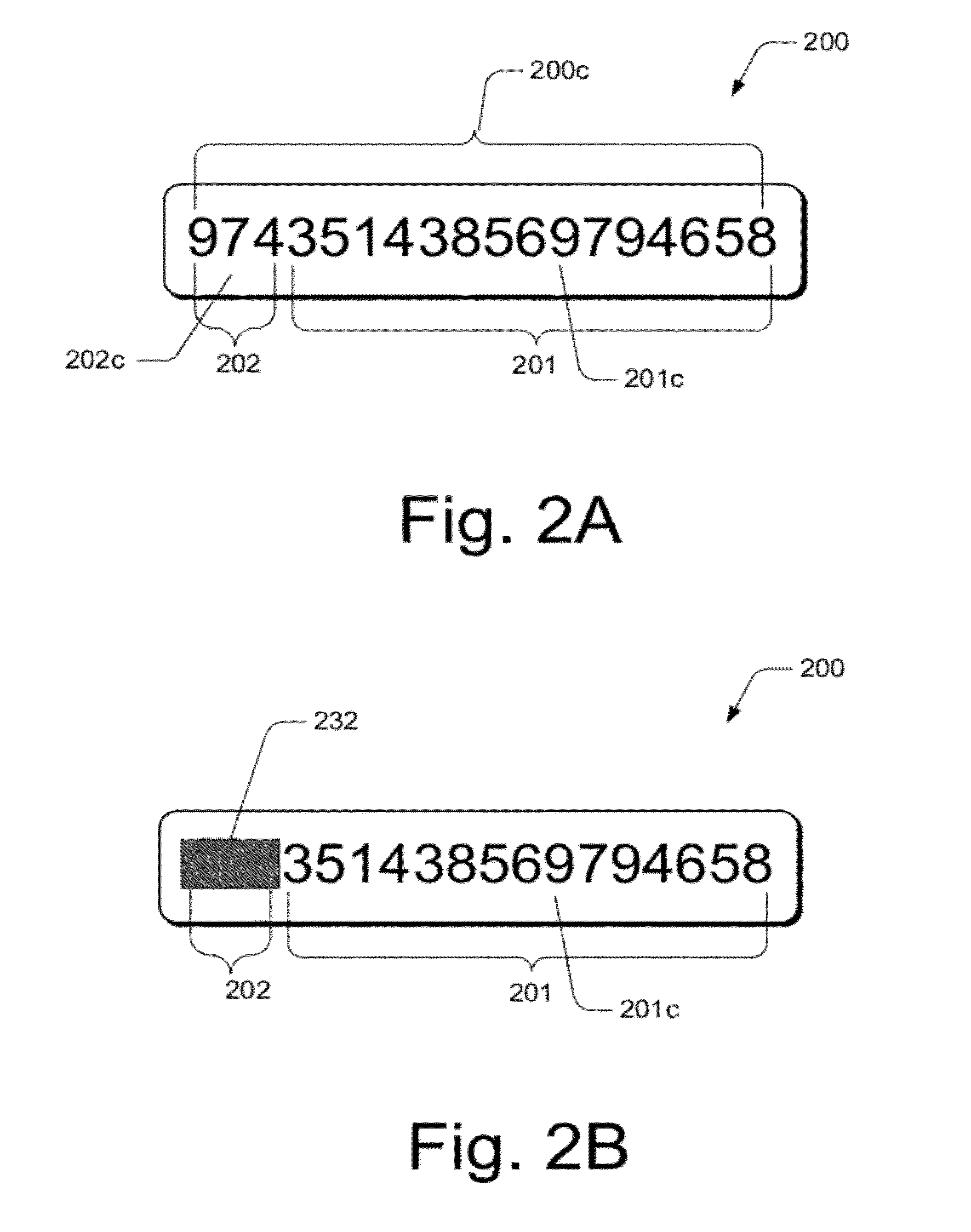 Anti-counterfeiting marking with dual-code and partial concealment