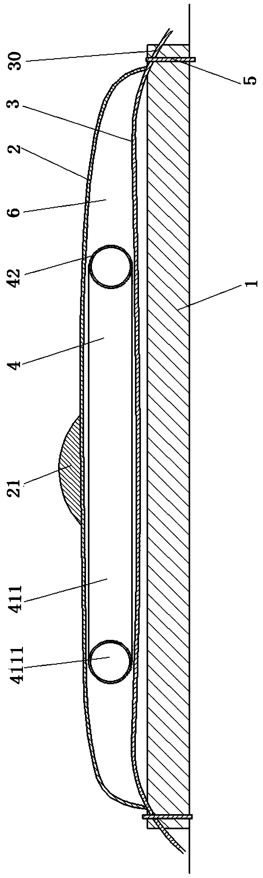 Gel spliced pillow, gel film and preparation technology of gel film