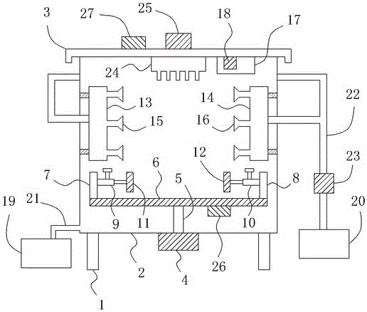 Novel electromechanical washing device