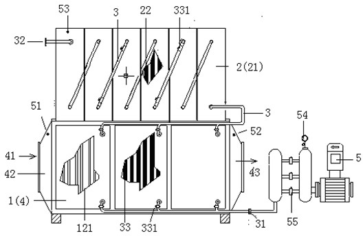 Intelligent modularized boiler flue gas waste heat energy water heating device