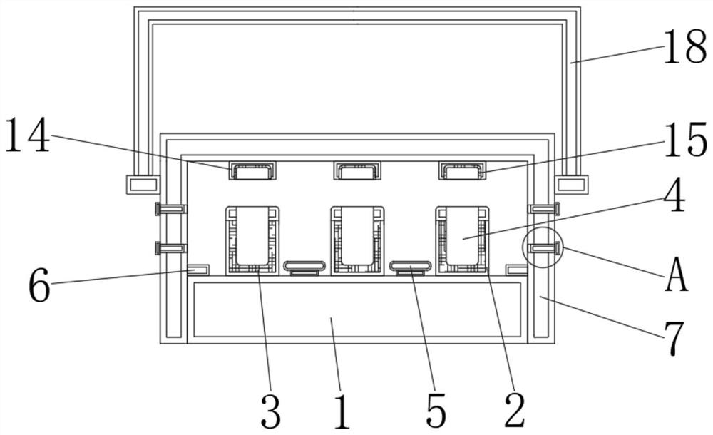 Portable glycosylated hemoglobin detection kit with protective structure