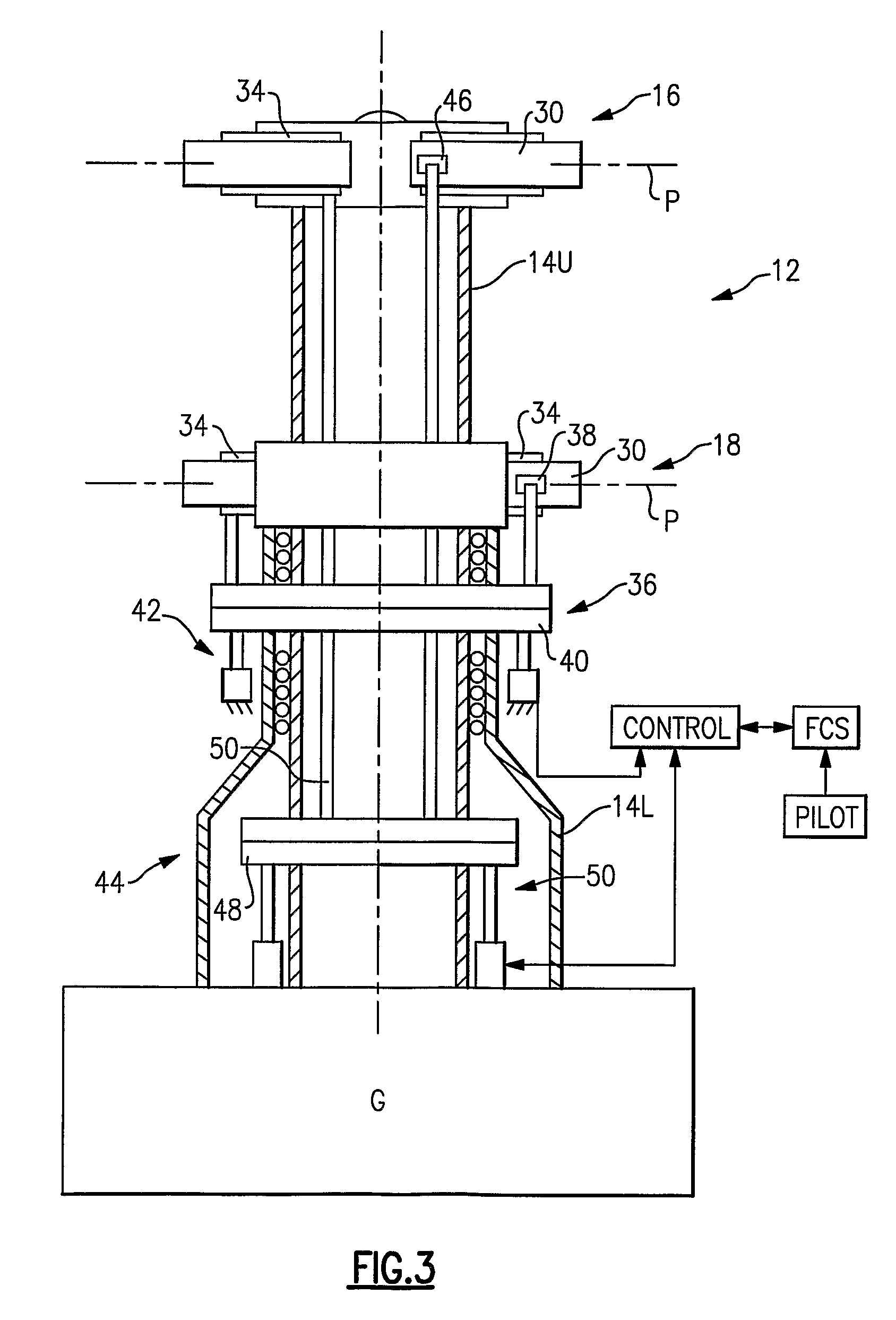 Swash plate anti-torque mechanism