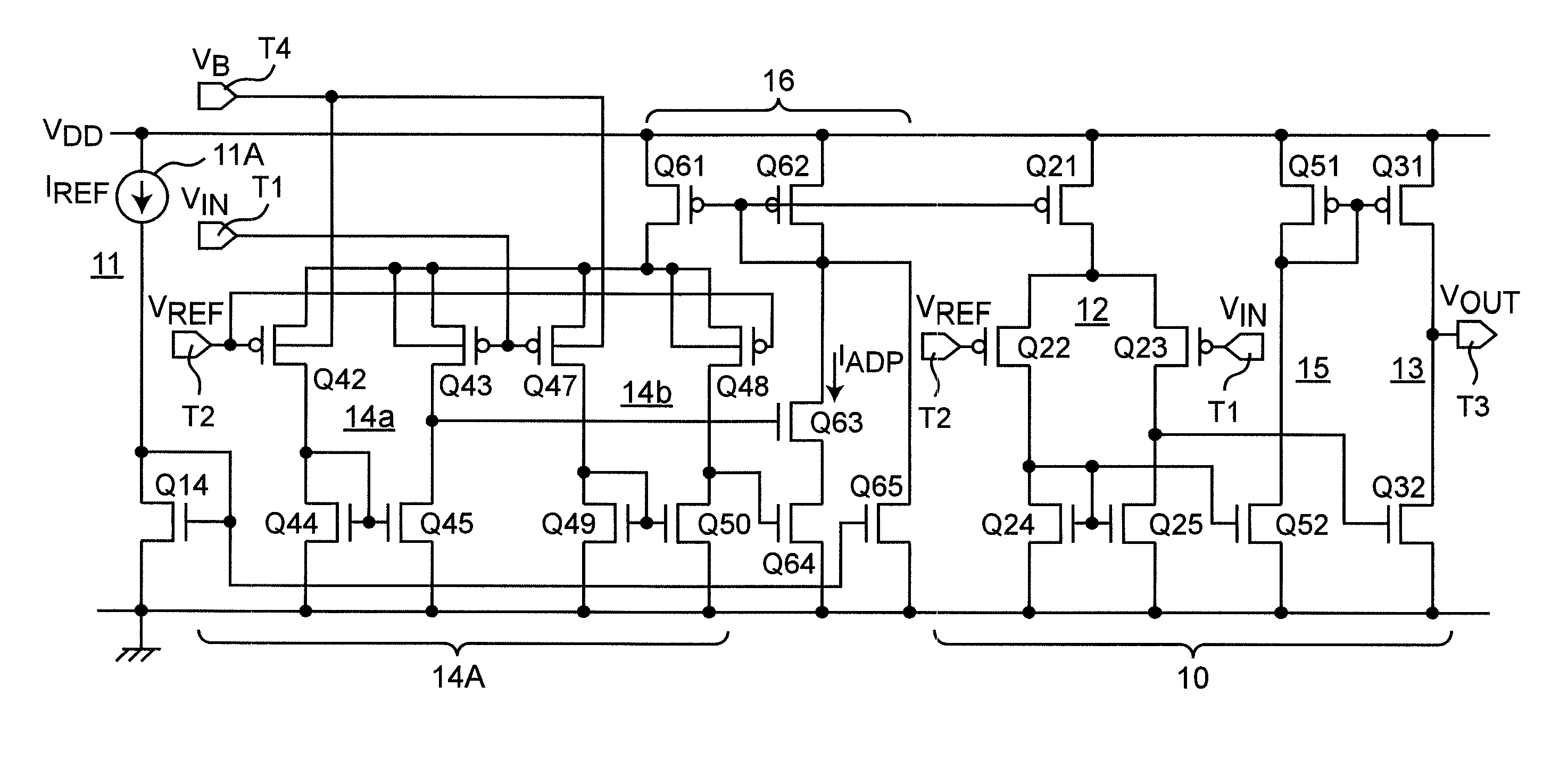 Comparator circuit provided with differential amplifier making logical judgment by comparing input voltage with reference voltage