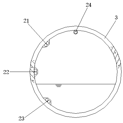 Drainage pipeline online monitoring system and method based on OFDR distributed optical fiber