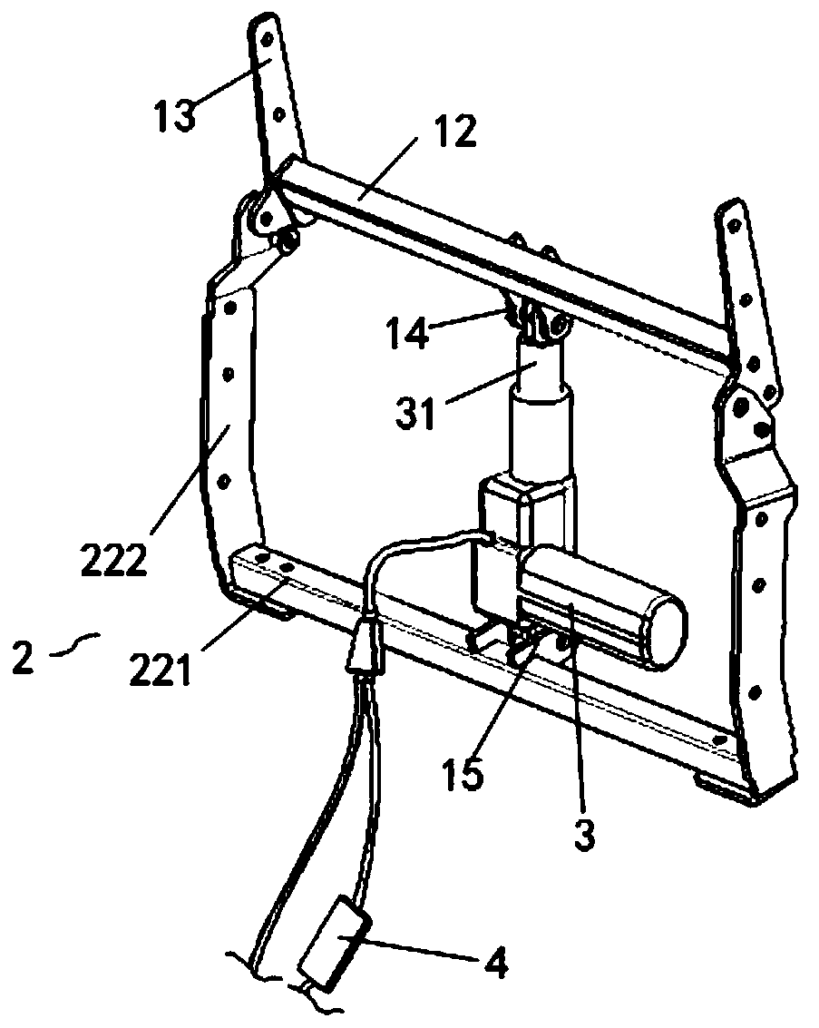 Anti-pinch electric headrest device and control method thereof