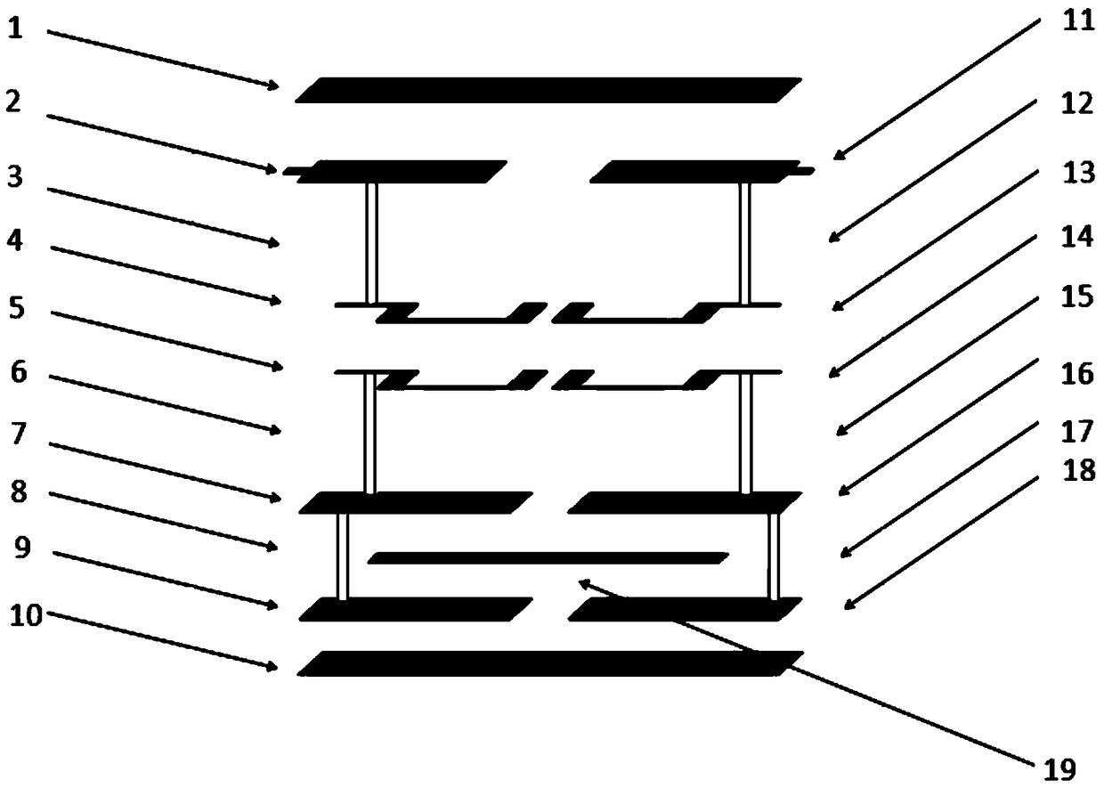 LTCC band-pass filter for L band