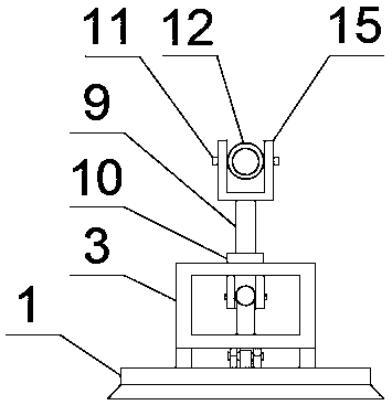 Convenient wiping device for surface of photovoltaic board