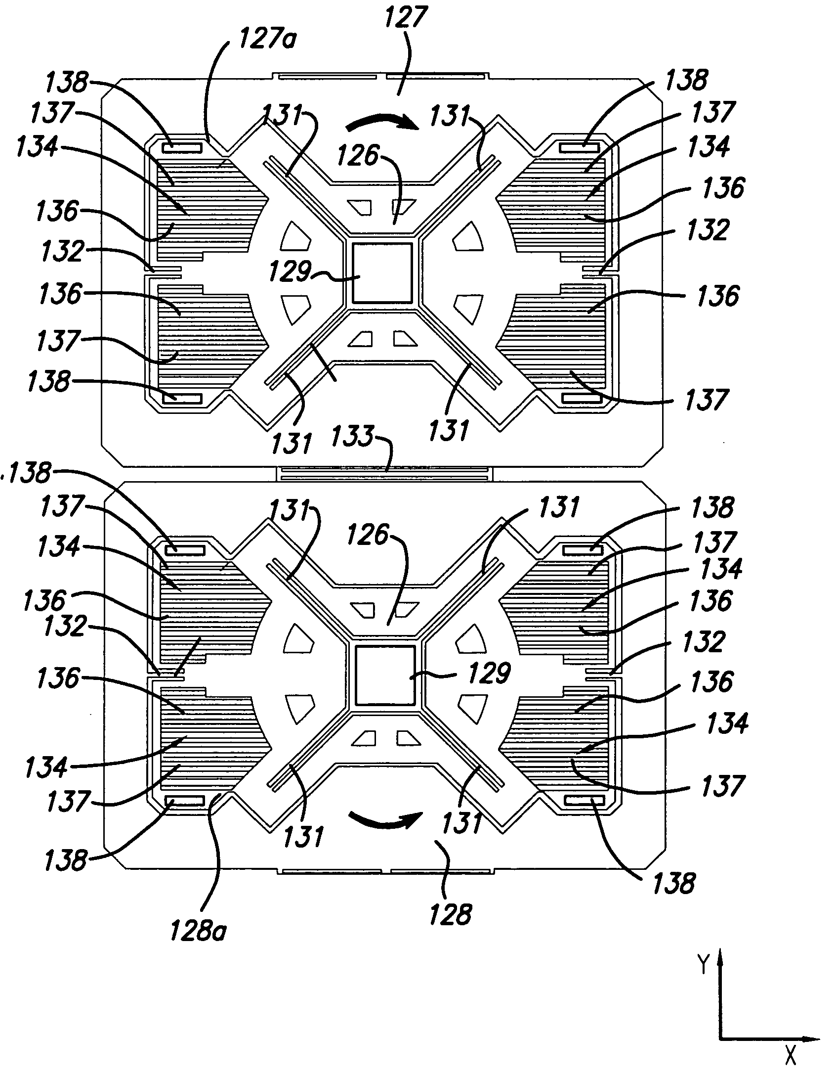 Torsional rate sensor with momentum balance and mode decoupling