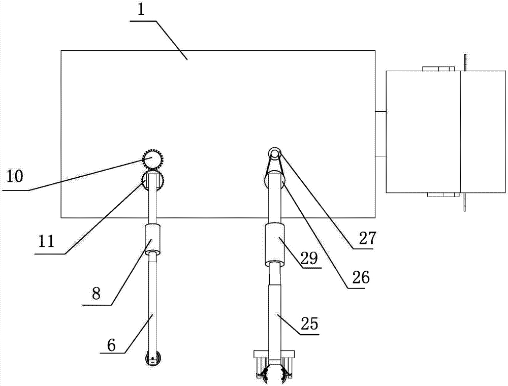 Device for telegraph pole installation