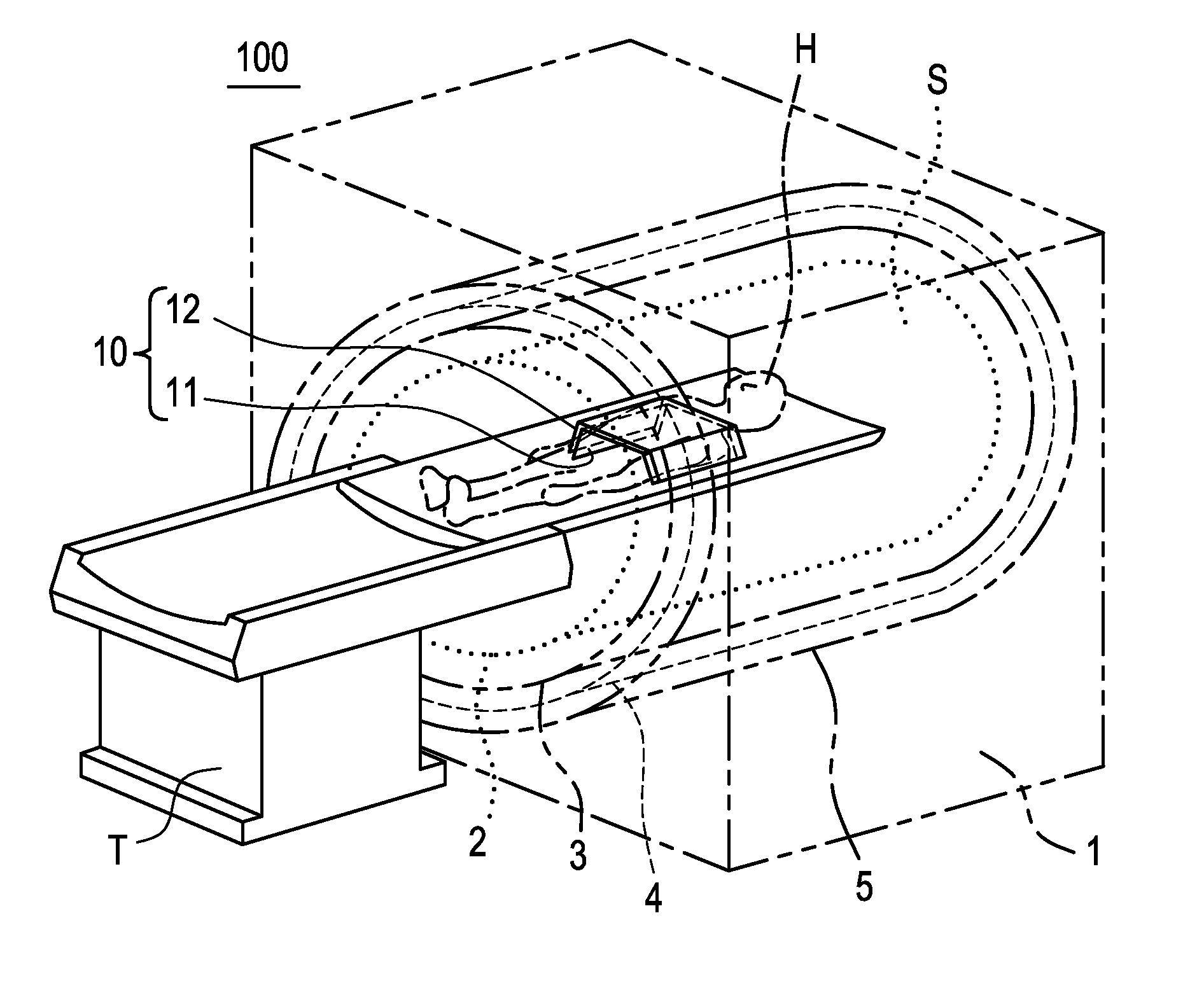 RF shielding method, MRI apparatus, and transmtiting/receiving surface coil