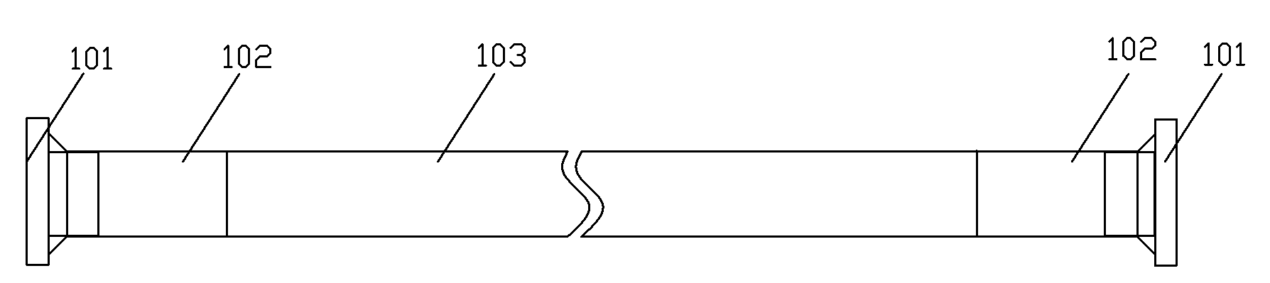 Air conditioner connecting pipe and processing method