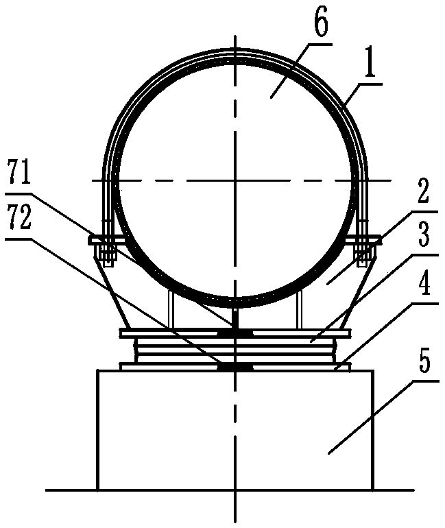 Pipeline seismic mitigation and absorption device and construction method thereof