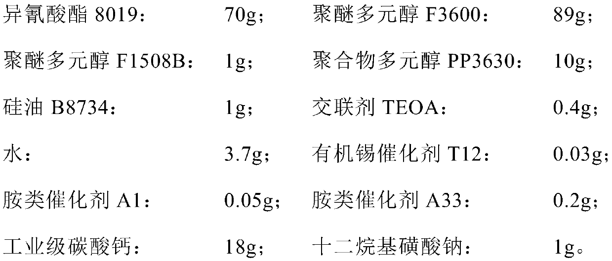 Polyurethane high-resilience foam and preparation method thereof