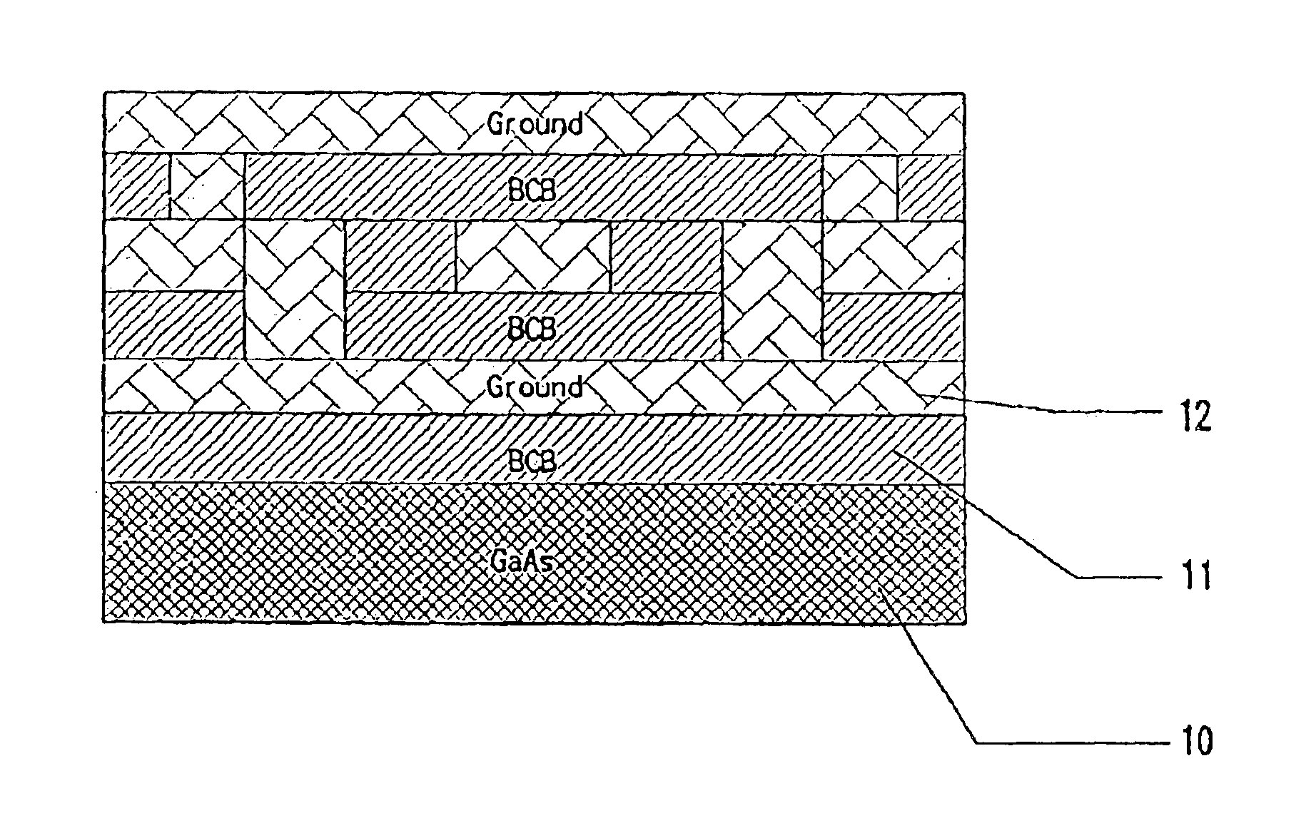 Miniaturized multi-layer coplanar wave guide low pass filter