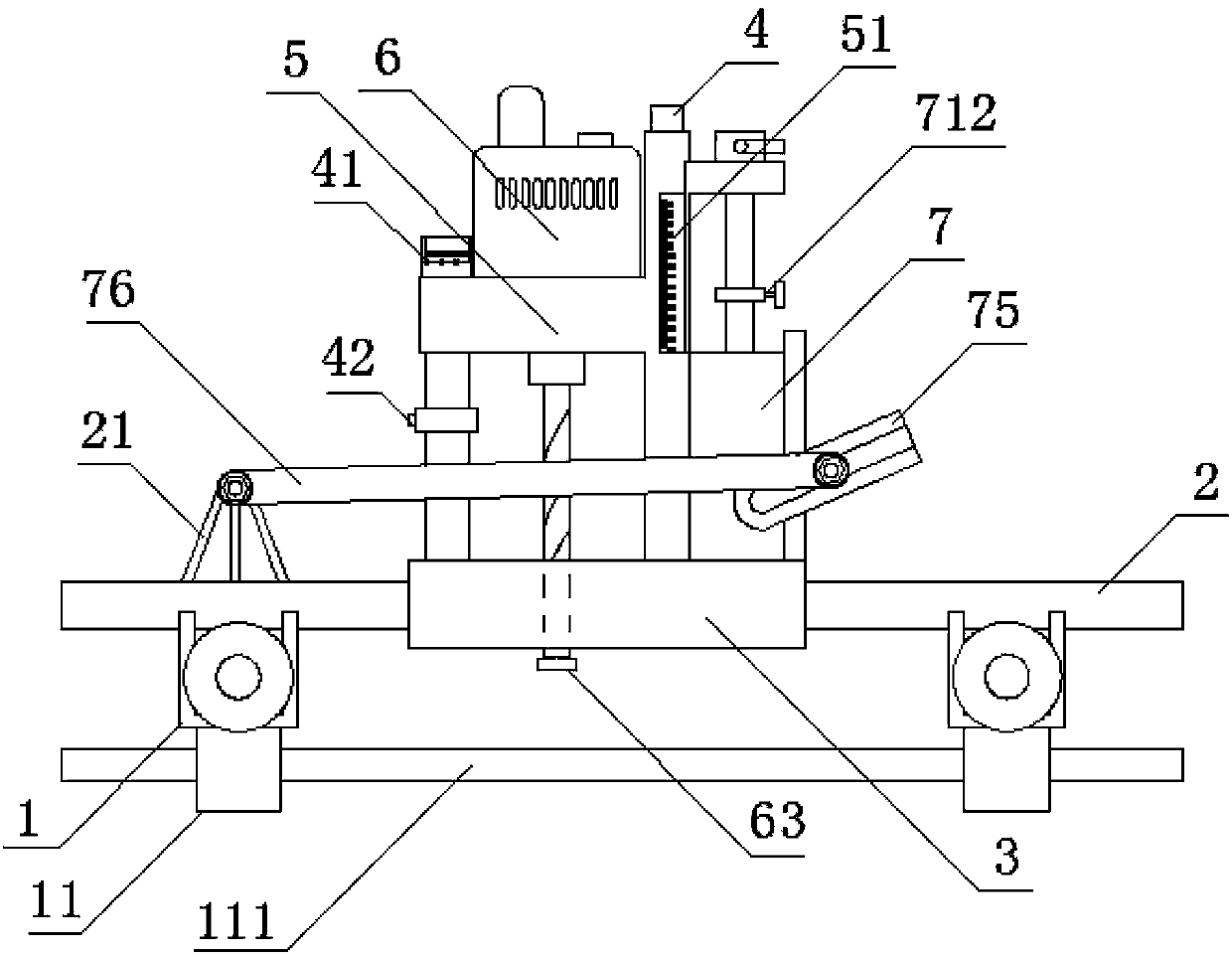 Door lock mortising machine