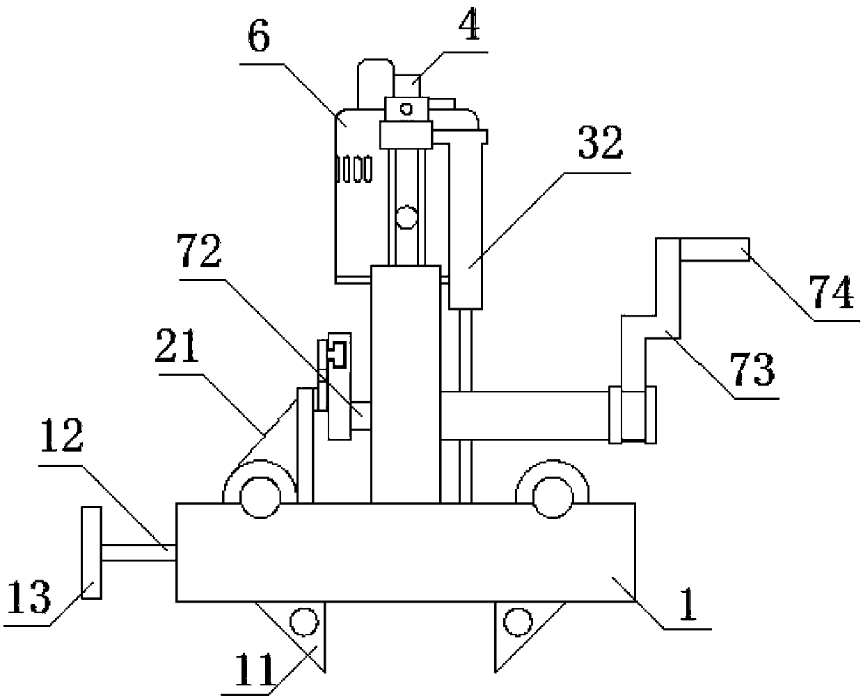 Door lock mortising machine