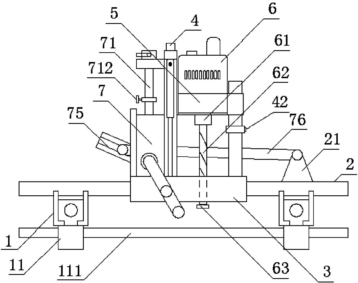 Door lock mortising machine