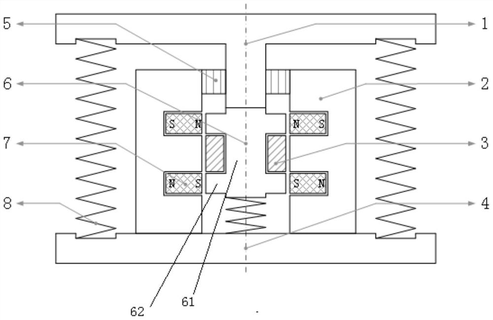 Novel electromagnetic negative stiffness vibration isolator with high radial stability