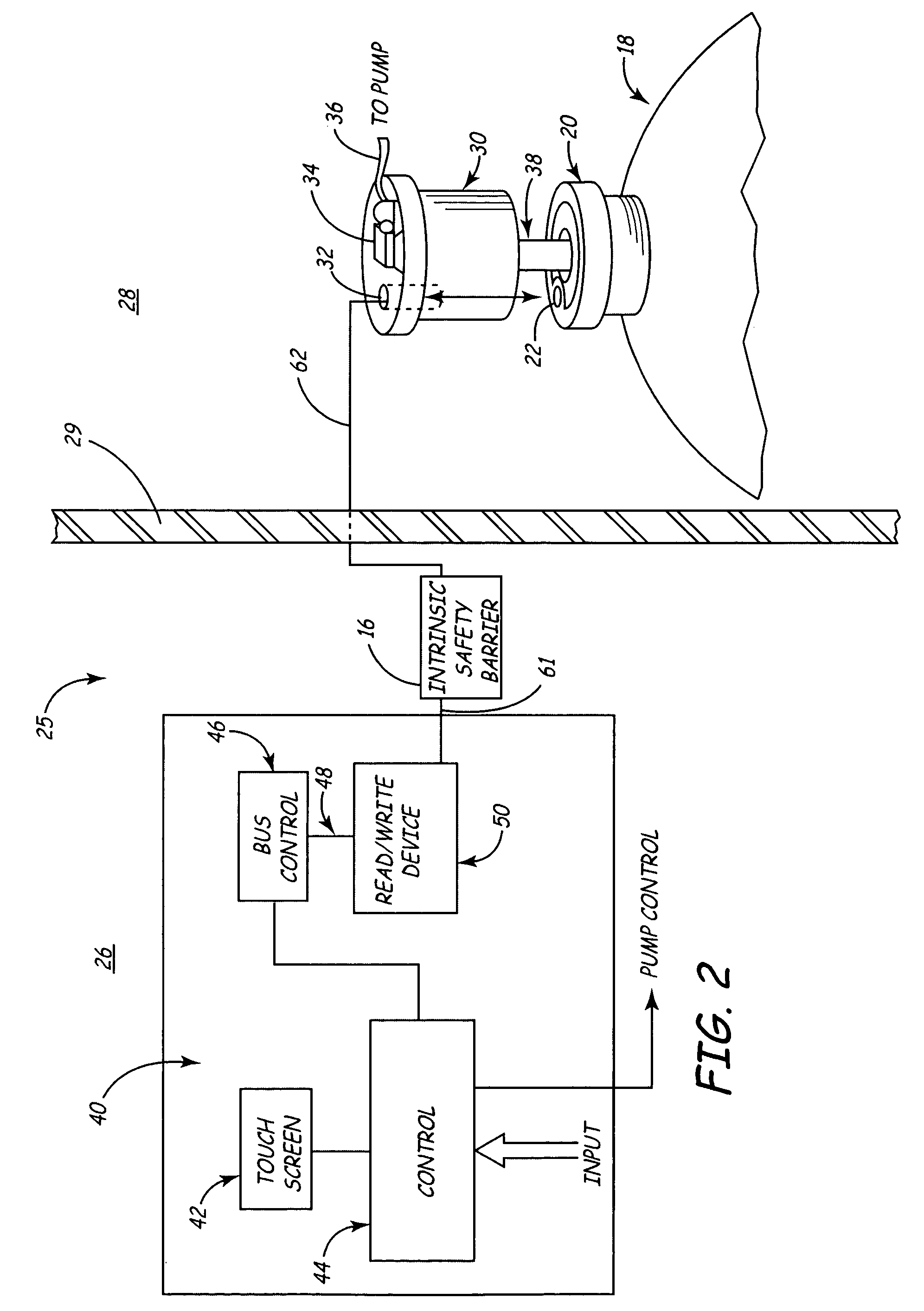 Manufacturing system with intrinsically safe electric information storage