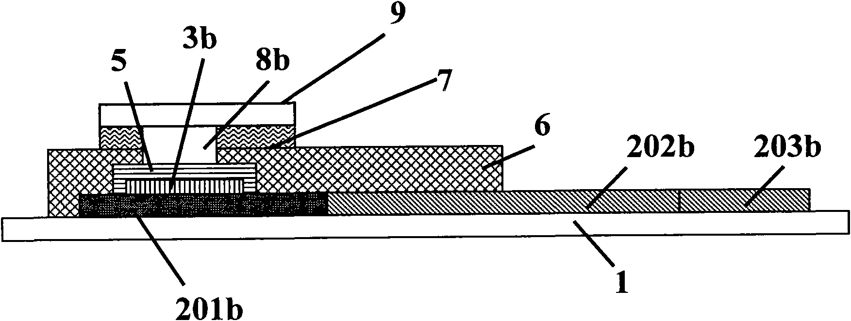 Full-solid potassium ion sensor and preparation method thereof