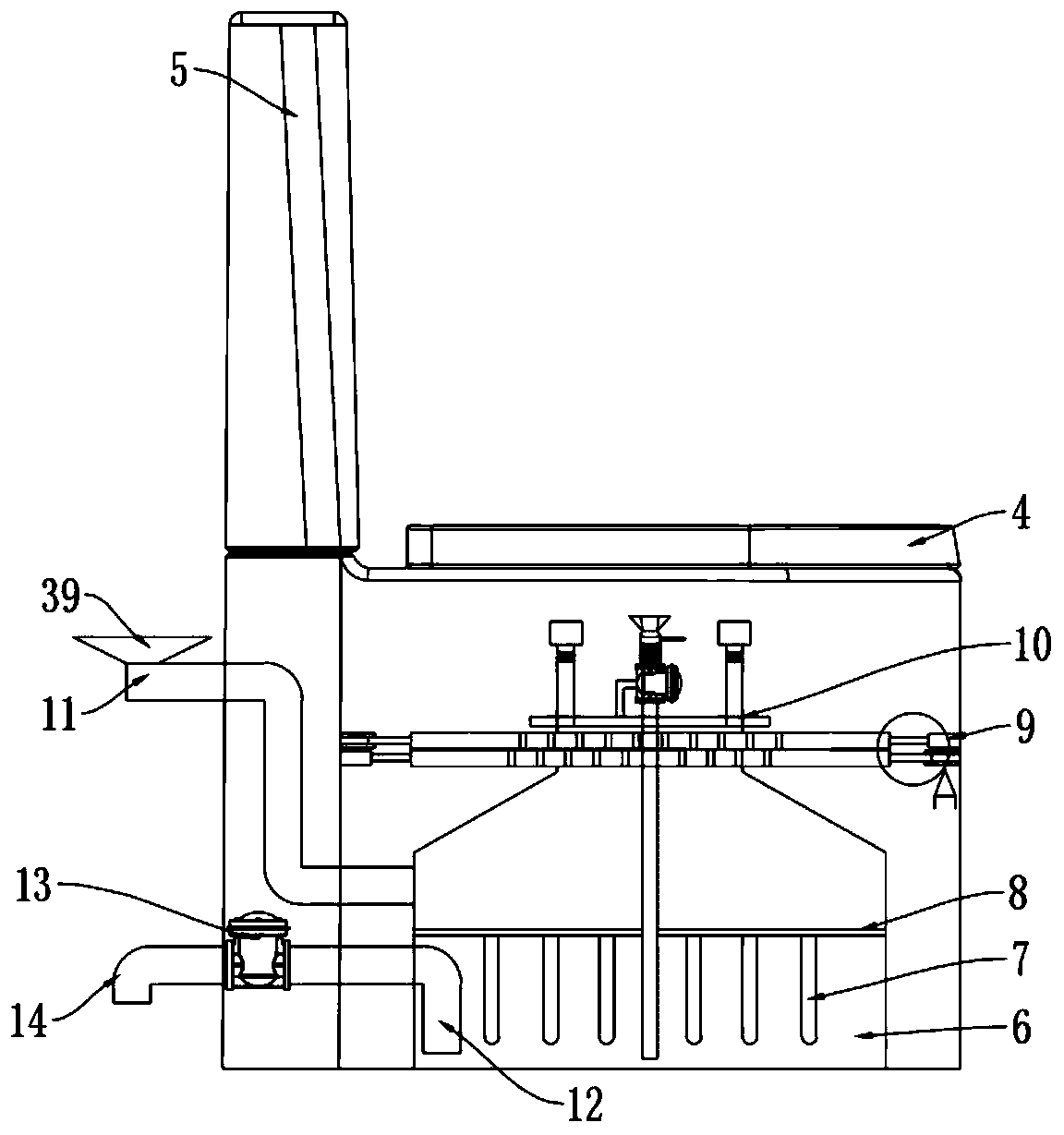 Gynecological fumigation treatment physiotherapy instrument