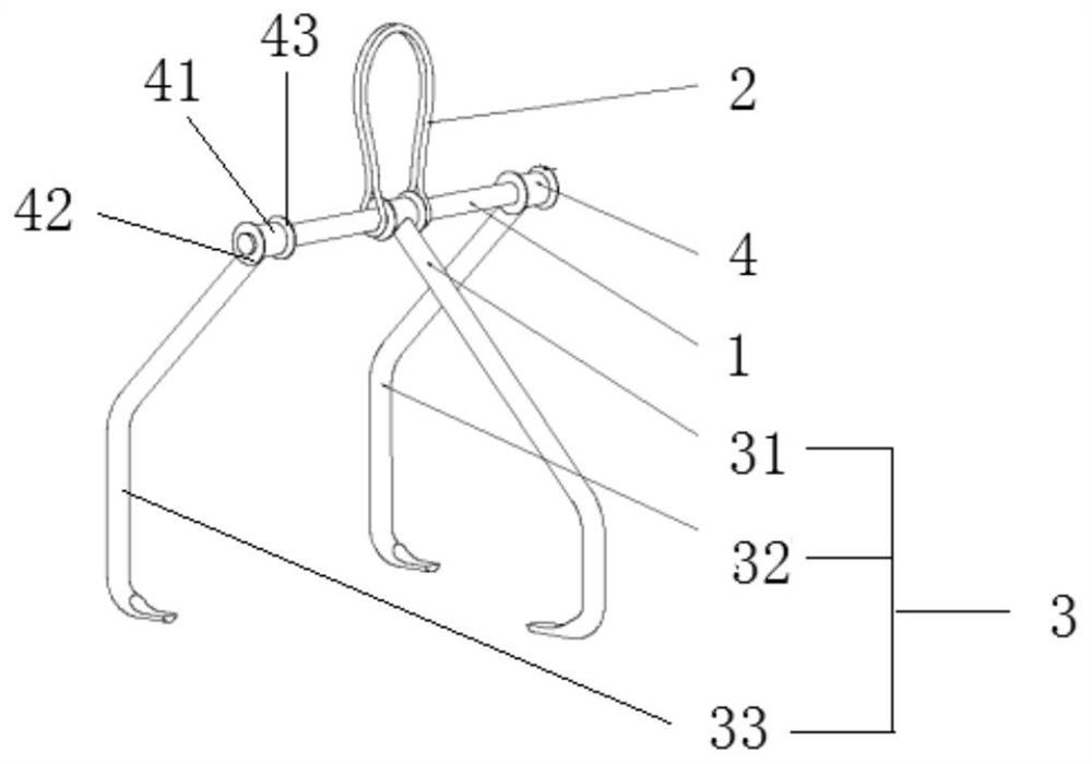 Disassembling and assembling tool for frame brick of annular heating furnace and using method of disassembling and assembling tool