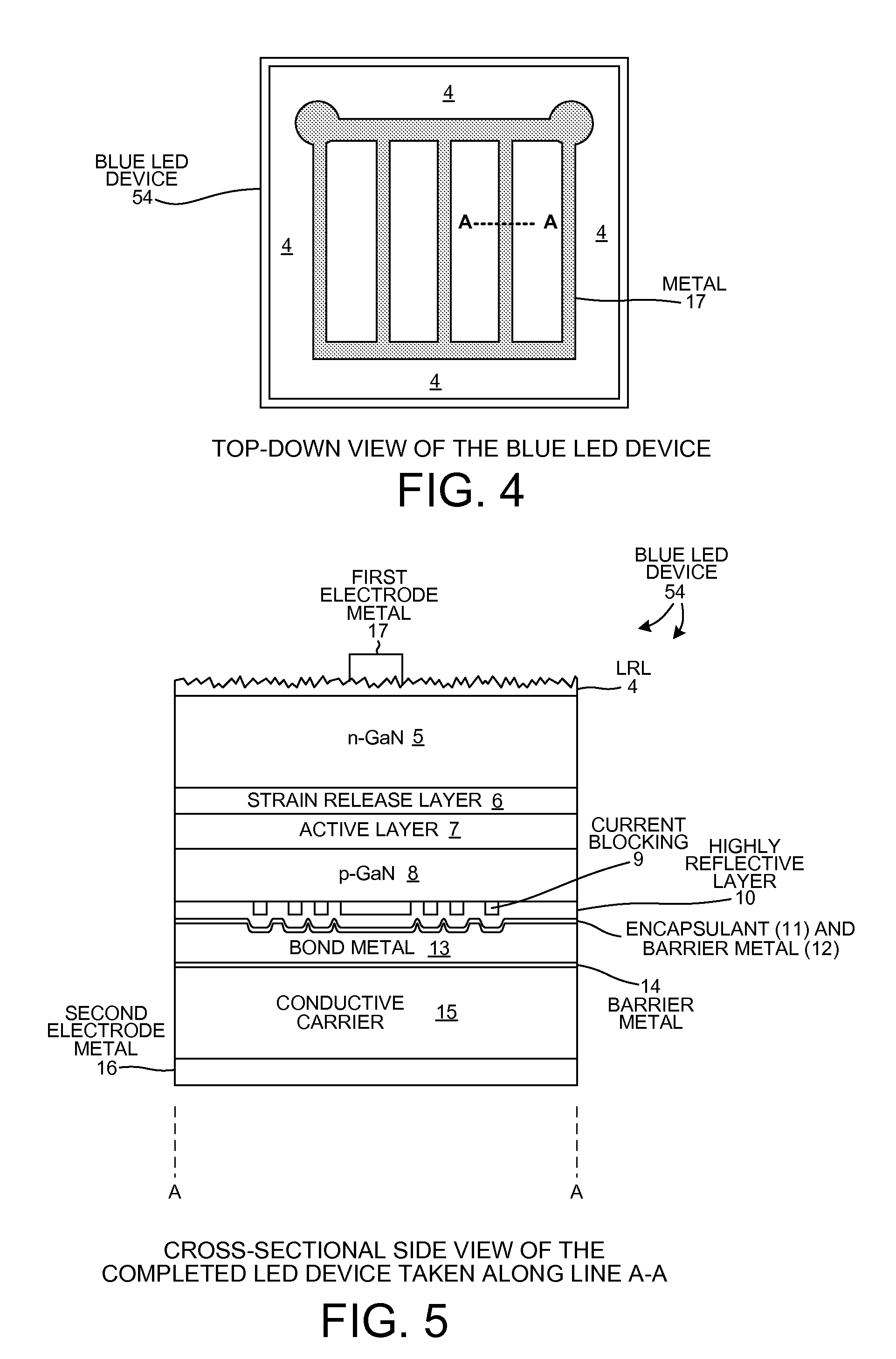 Buffer layer for GaN-on-Si LED