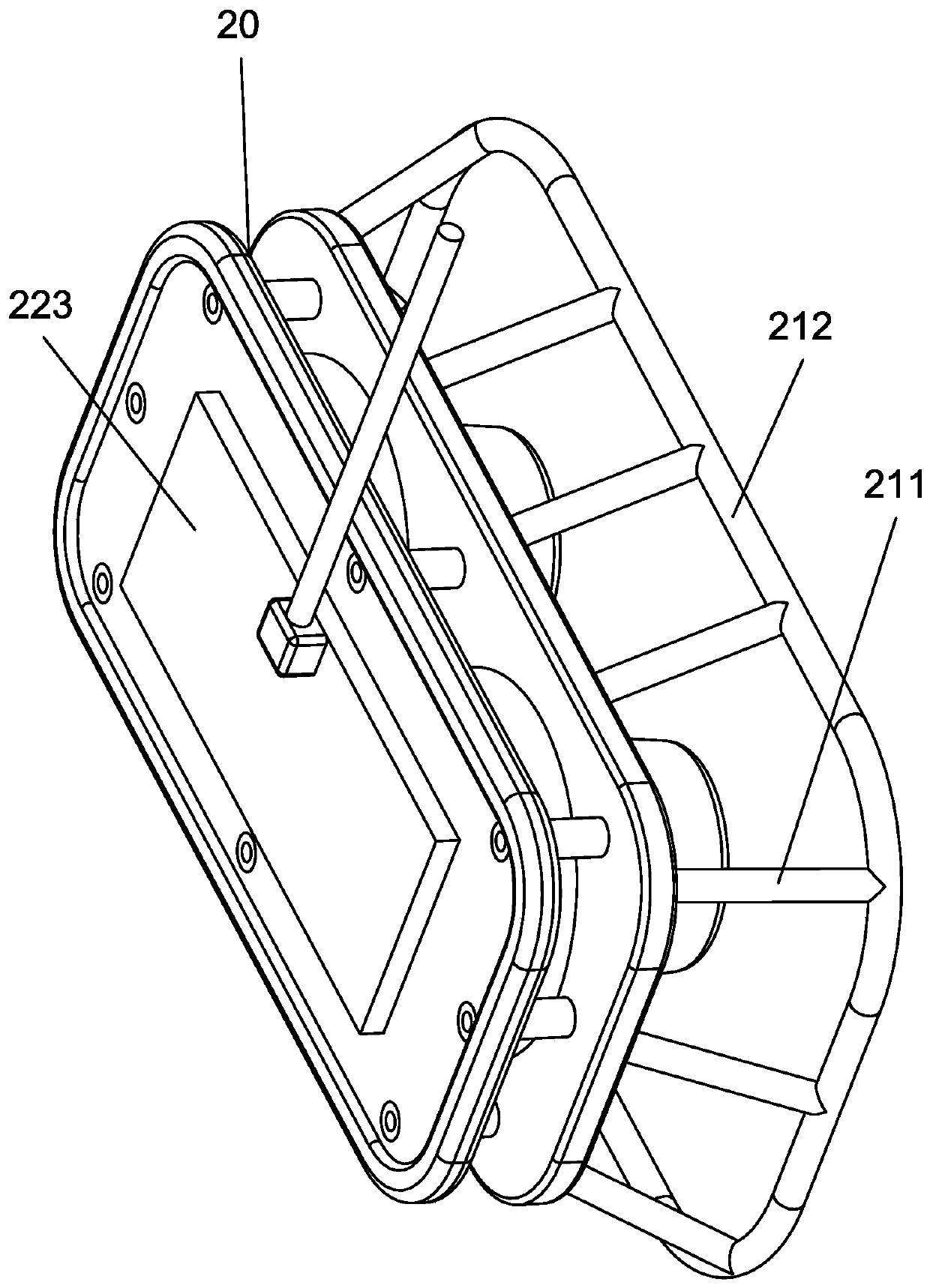 Light-type drop-resistant VR glasses