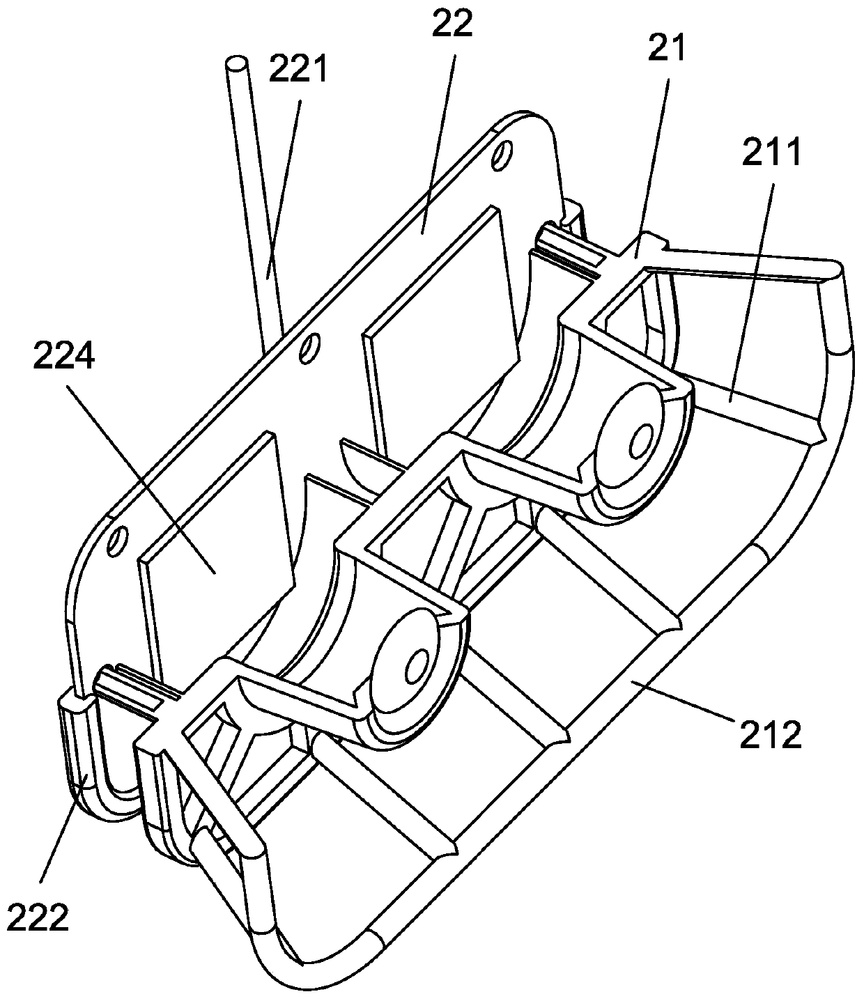 Light-type drop-resistant VR glasses