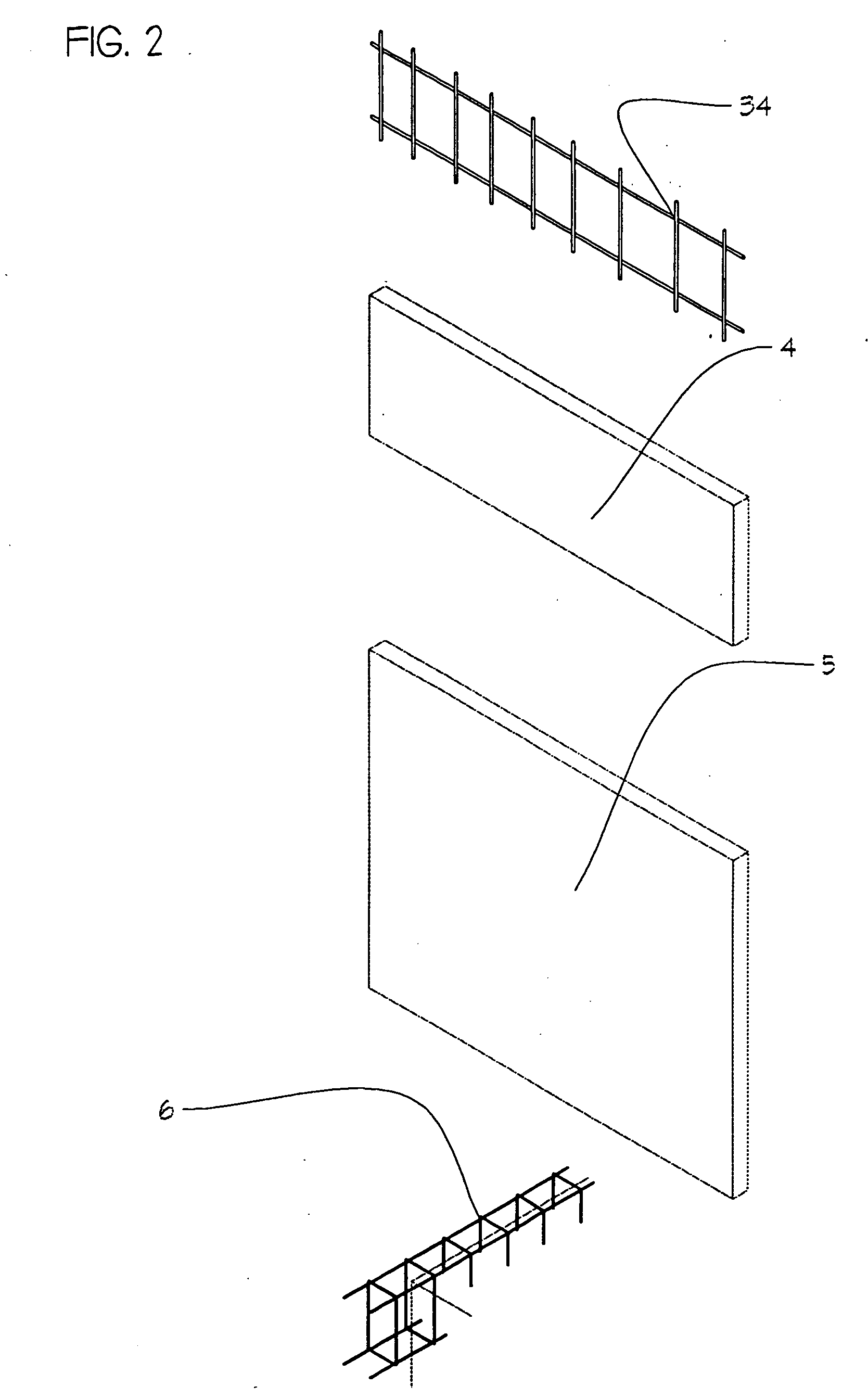 Massive construction system using rock masonry