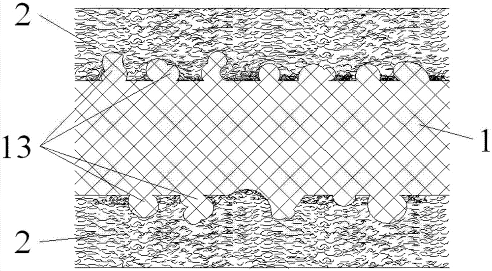 Artificial graphite/copper composite radiating fin and preparation method therefor