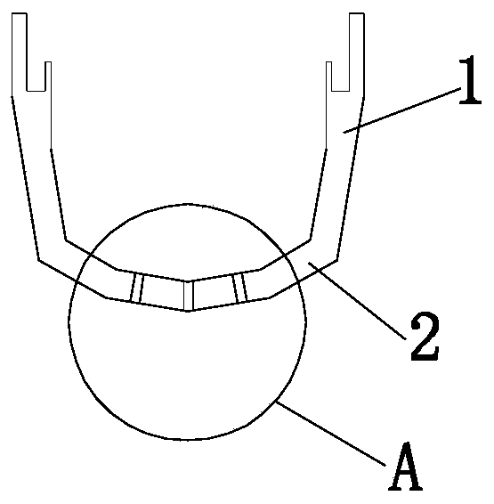 Multi-section linear air knife for toughened glass equipment