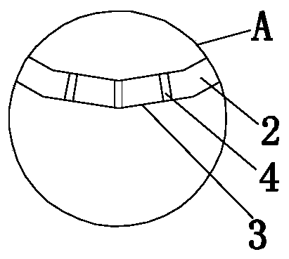 Multi-section linear air knife for toughened glass equipment