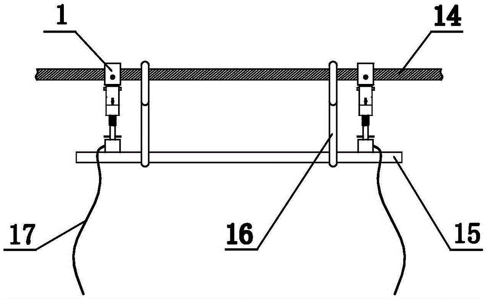 Safe calipers for hooking ground wires