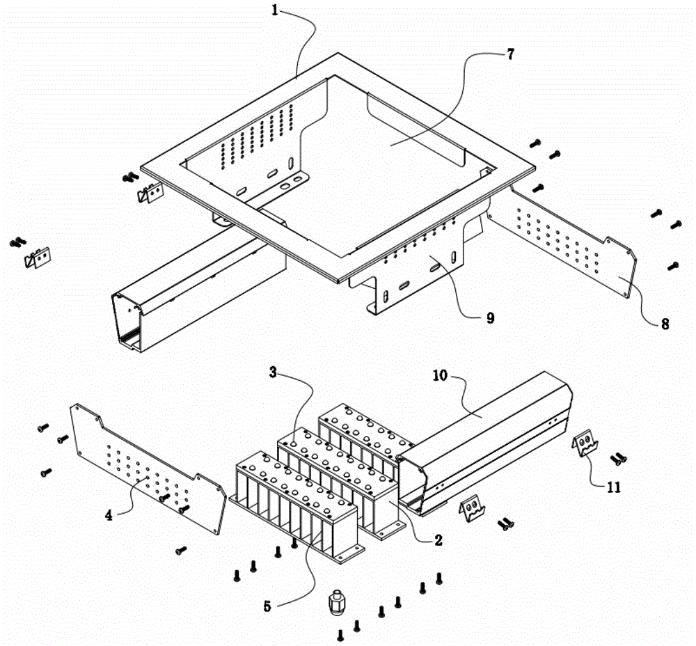 Three-dimensional oligodynamic convection heat transferring LED (light emitting diode) lamp