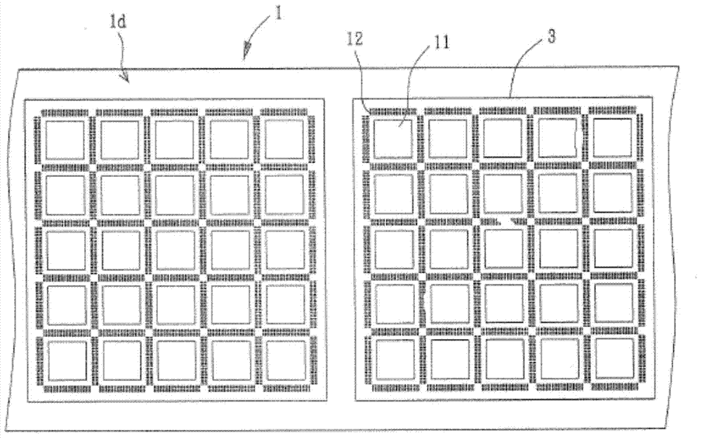 Colloid removing method of quad flat no-lead packaging chip