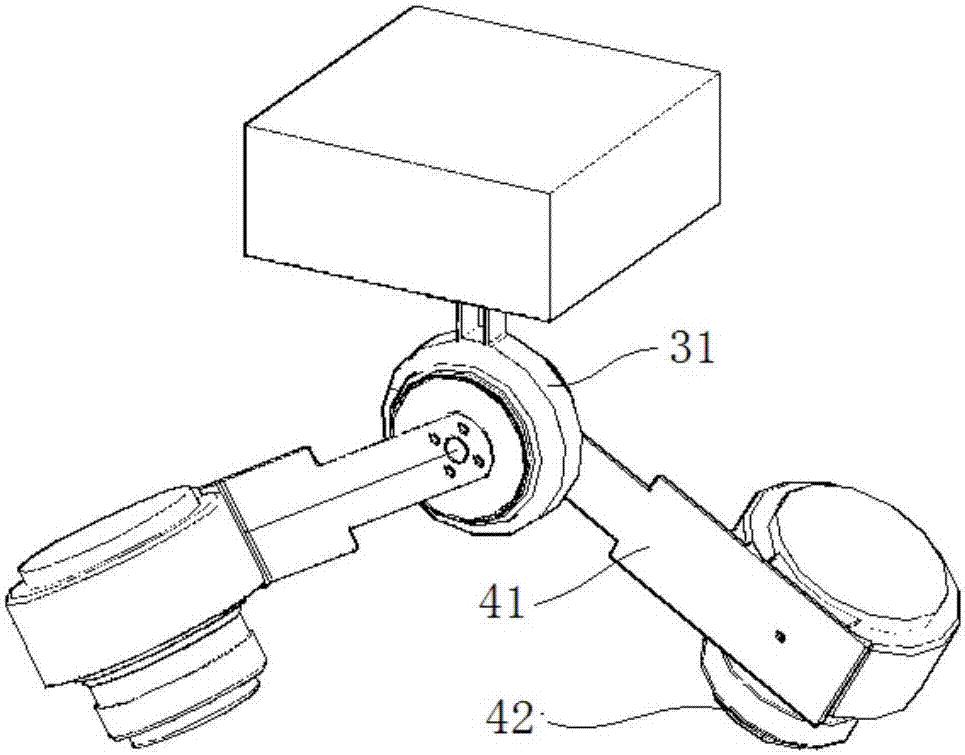 Three-dimensional modeling data collection method based on multi-angle oblique photography device