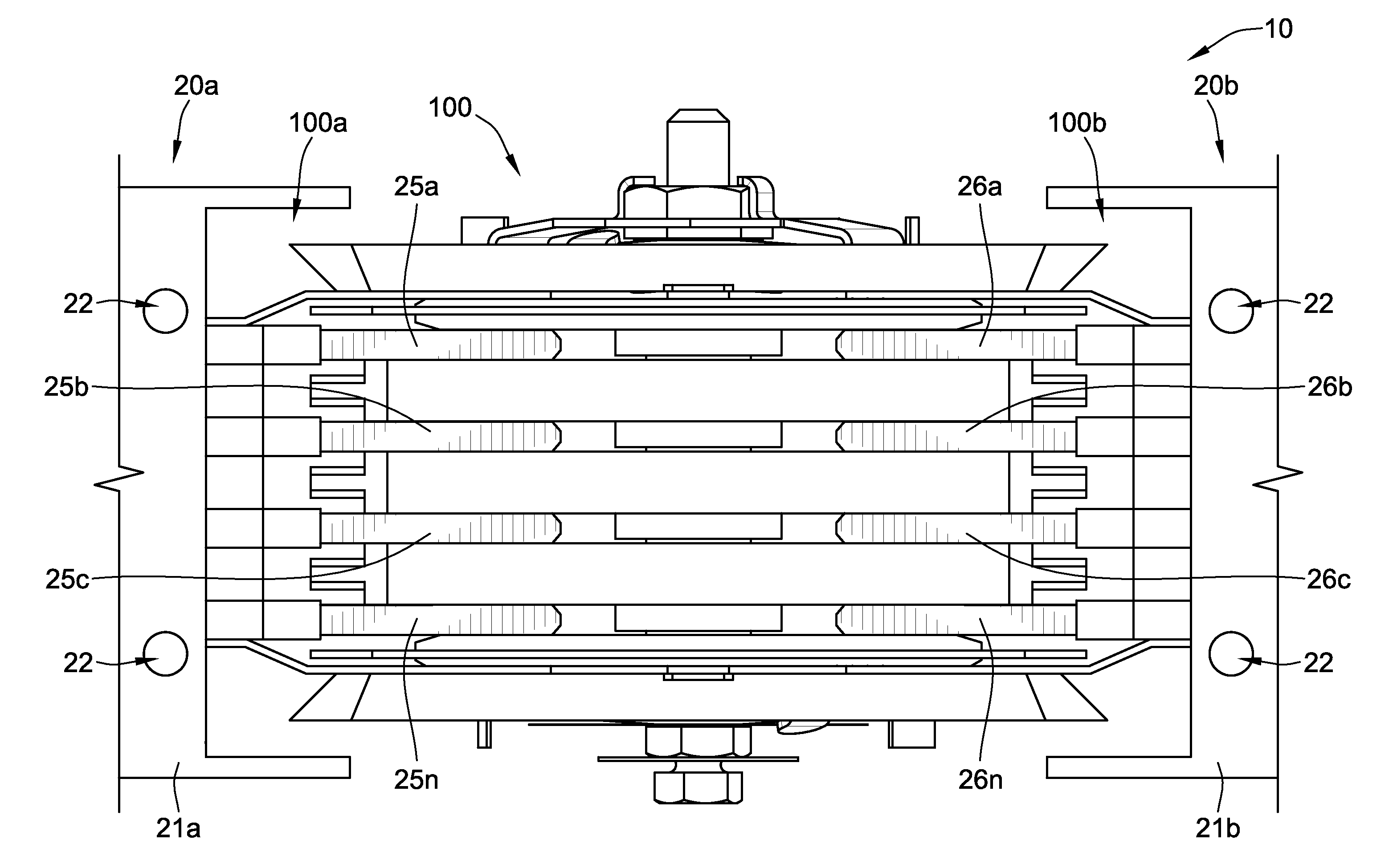 Busway joint pack with heat sink insert