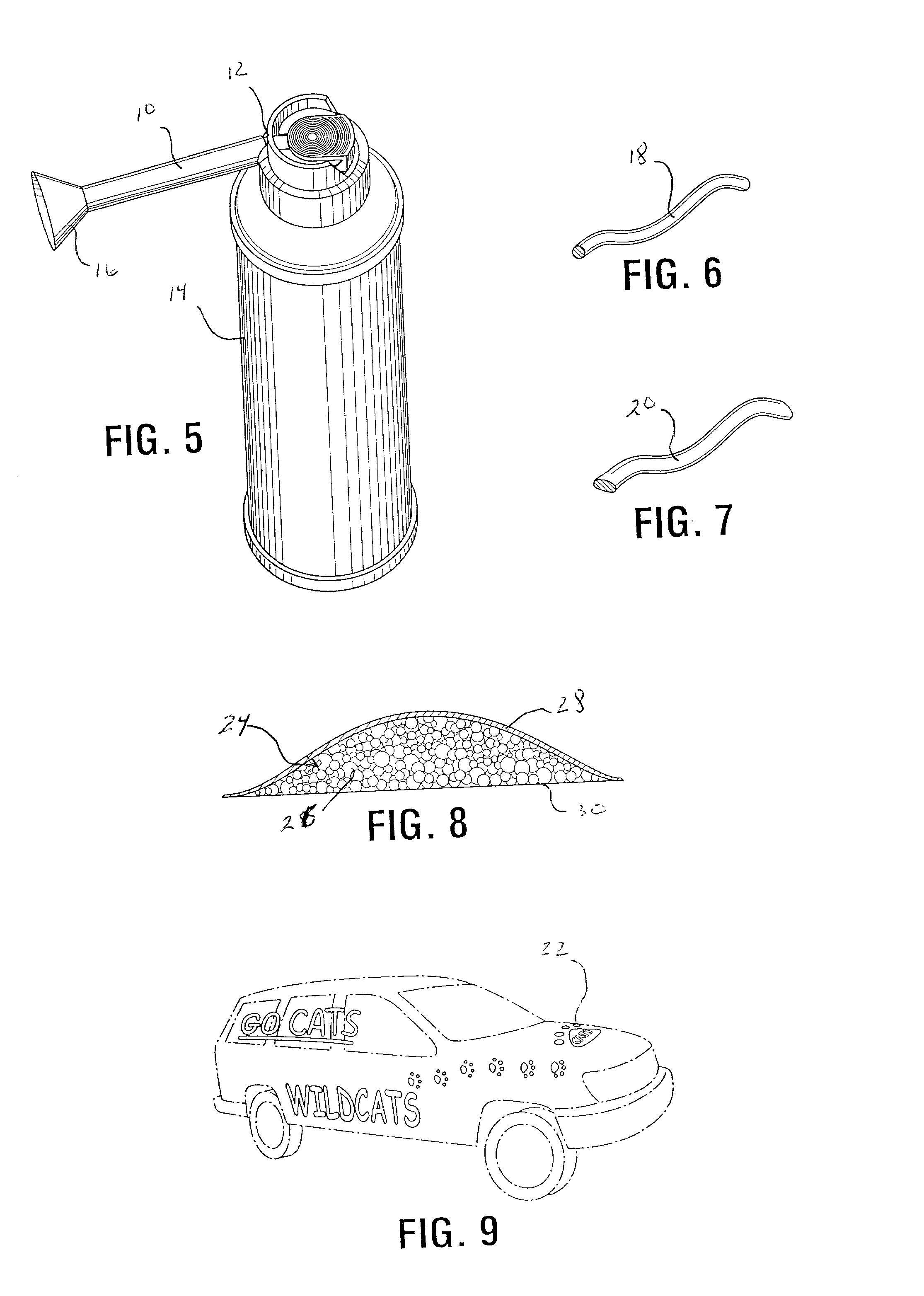 Peelable foam coating composition