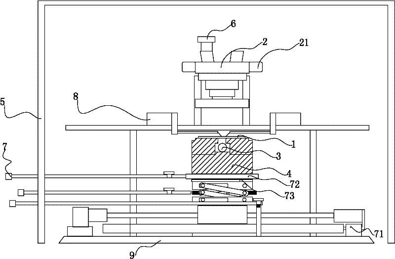 Multifunctional probe bench test system used for radiation experiment of x-ray and gamma-ray