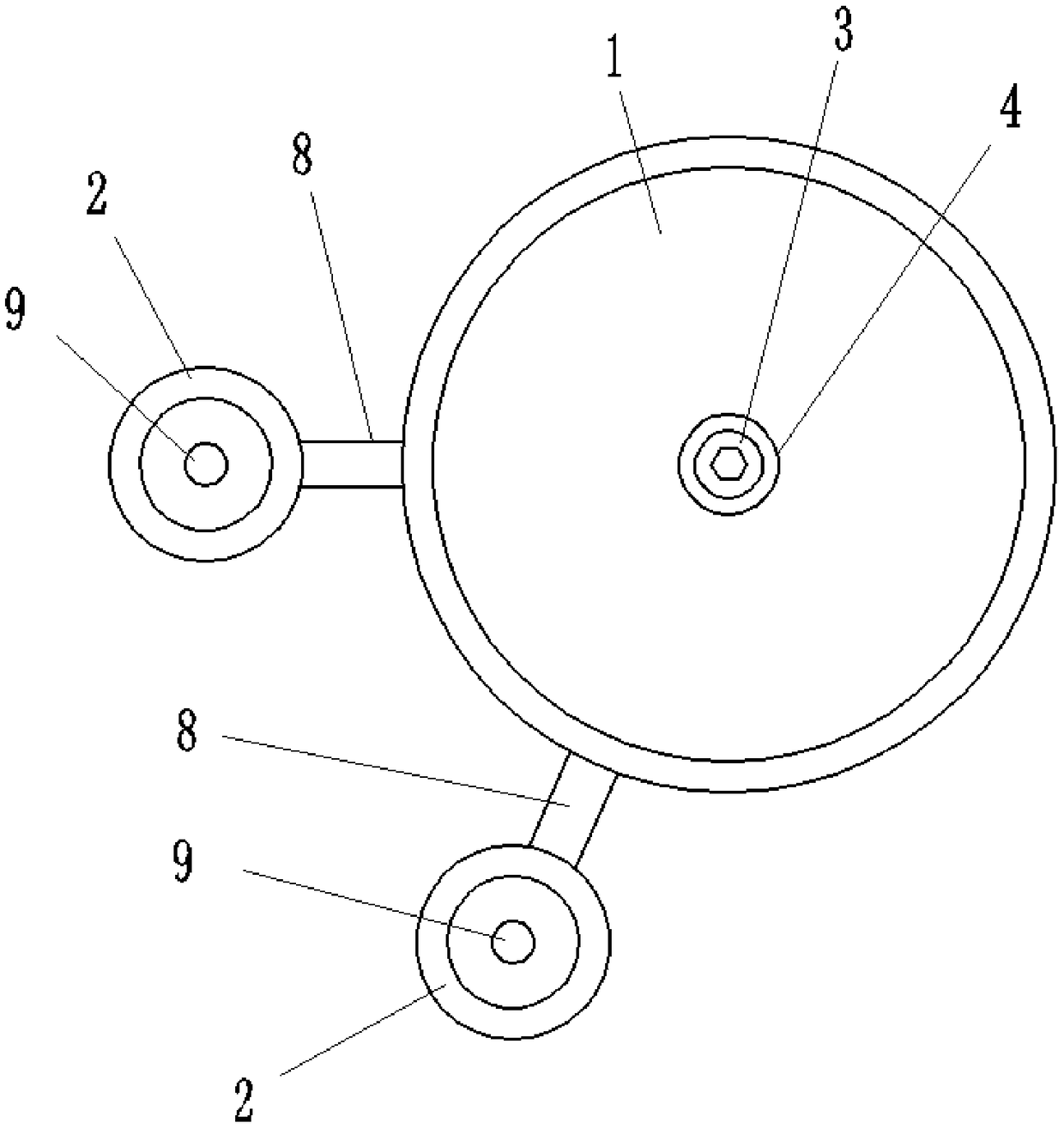 Guide roller replacing device