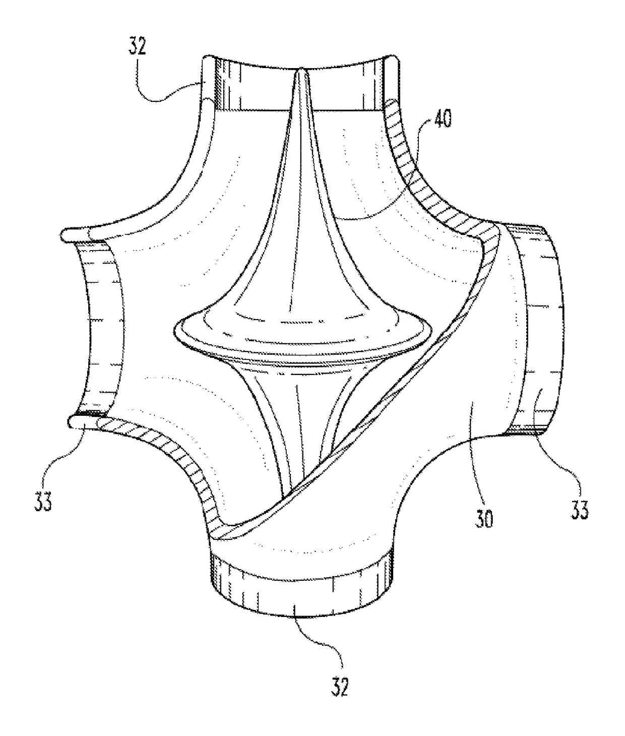 Cavopulmonary viscous impeller assist device and method