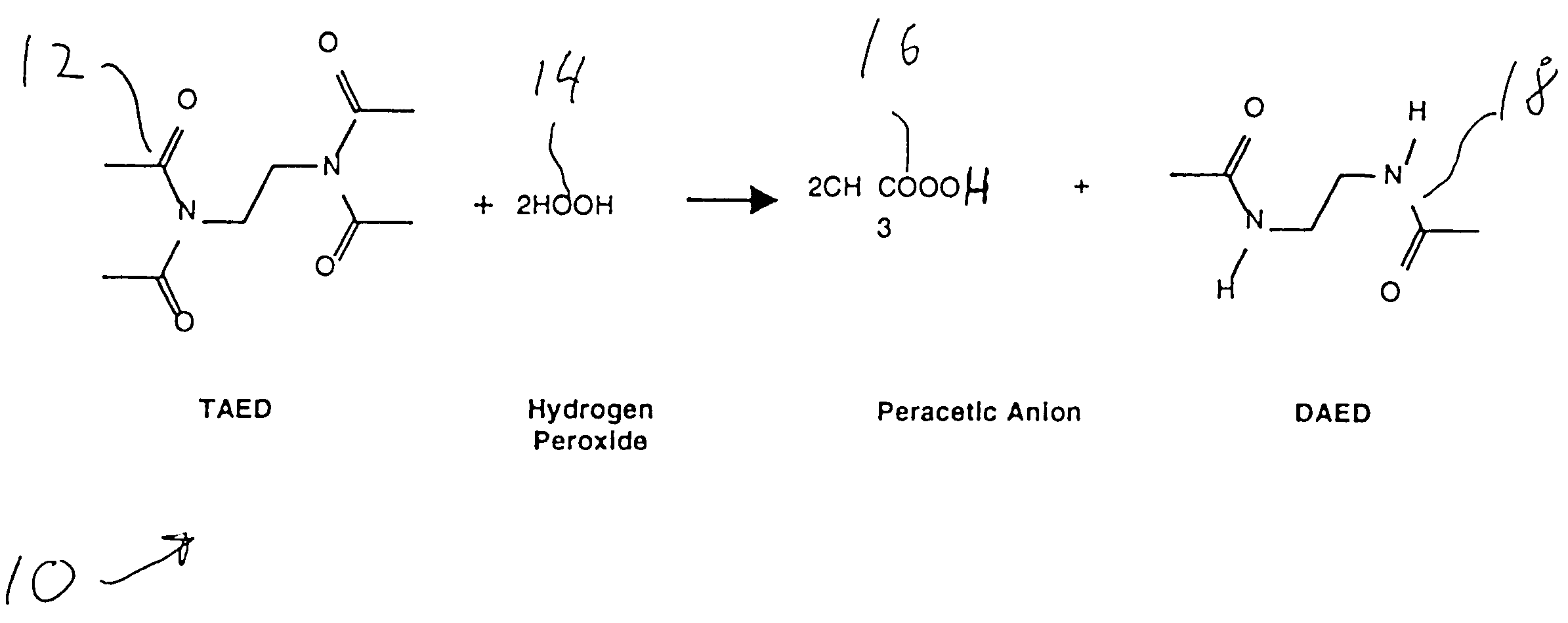 Controlled production and release of oxygen activated biocide into holding tanks for RV's, boats and the like